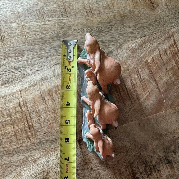 Dollhouse Miniatures Ceramic Wild Rabbit Family - Picture 5 of 6